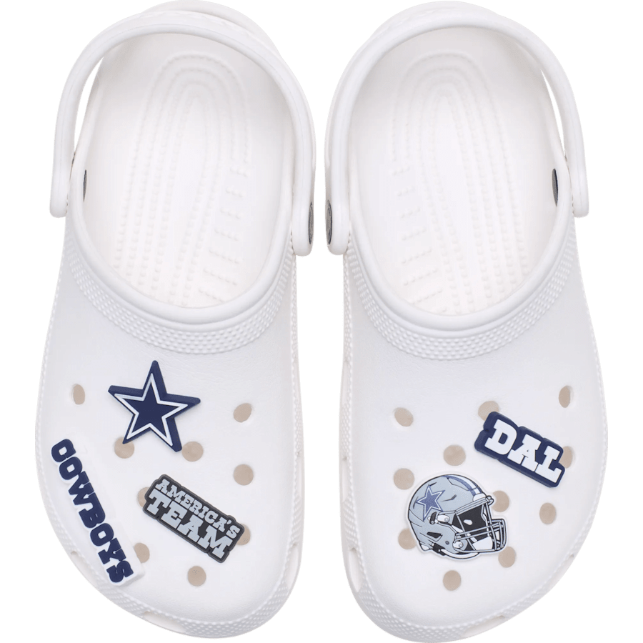 Crocs - NFL Dallas Cowboys 5 Pack Jibbitz Shoe Charm Women|Men|Jibbitz™ Charms