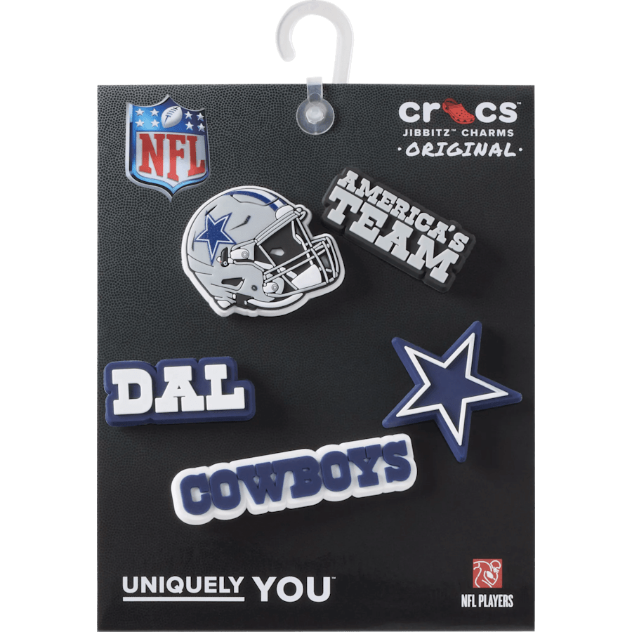 Crocs - NFL Dallas Cowboys 5 Pack Jibbitz Shoe Charm Women|Men|Jibbitz™ Charms