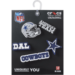 Crocs - NFL Dallas Cowboys 5 Pack Jibbitz Shoe Charm Women|Men|Jibbitz™ Charms