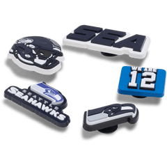 Crocs - NFL Seattle Seahawks 5 Pack Jibbitz Shoe Charm Women|Men|Jibbitz™ Charms