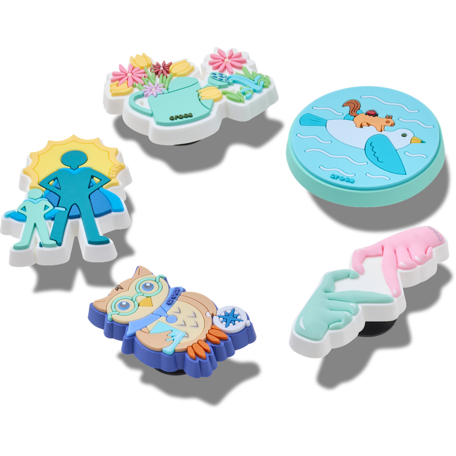 Crocs - Got Your Back 5 Pack Jibbitz™ charms Women|Men|Jibbitz™ Charms