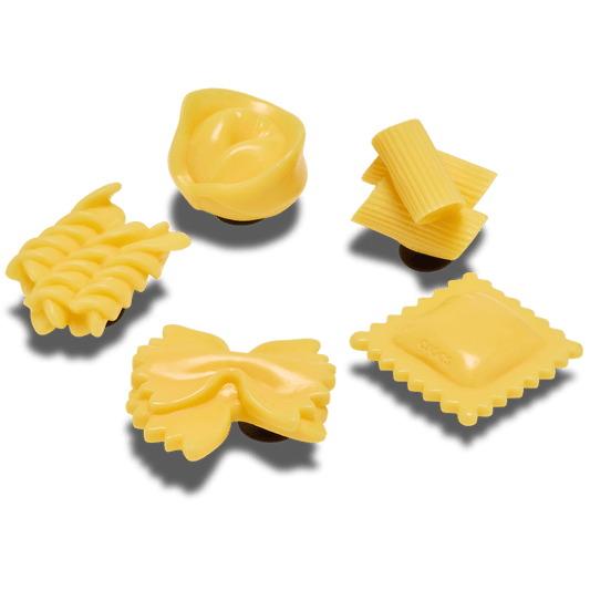 Crocs - Realistic Pasta 5 Pack Jibbitz™ charms Women|Men|Jibbitz™ Charms