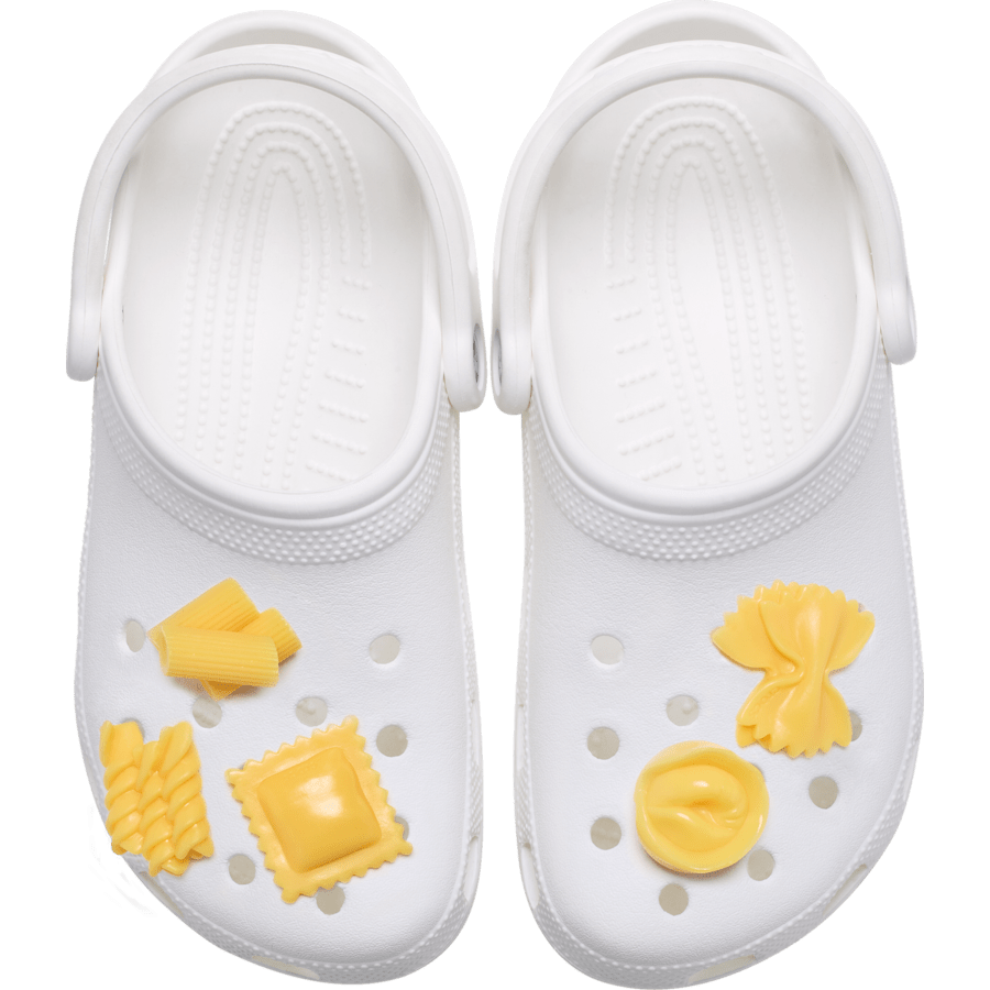 Crocs - Realistic Pasta 5 Pack Jibbitz™ charms Women|Men|Jibbitz™ Charms