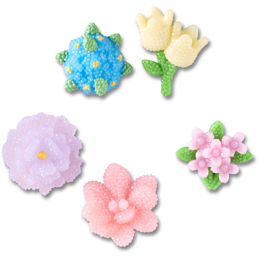 Crocs - Beaded Flowers 5 Pack Jibbitz™ charms Women|Men|Jibbitz™ Charms