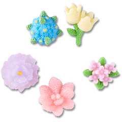 Crocs - Beaded Flowers 5 Pack Jibbitz™ charms Women|Men|Jibbitz™ Charms