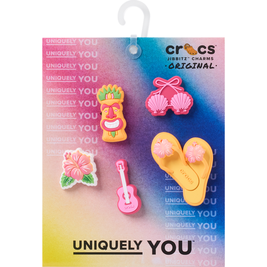 Crocs - Tiki Vacation 5 Pack Jibbitz™ charms Women|Men|Jibbitz™ Charms