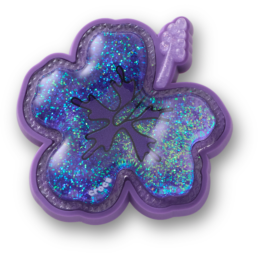 Crocs - Squish Purple Hibiscus Jibbitz™ charms Women|Men