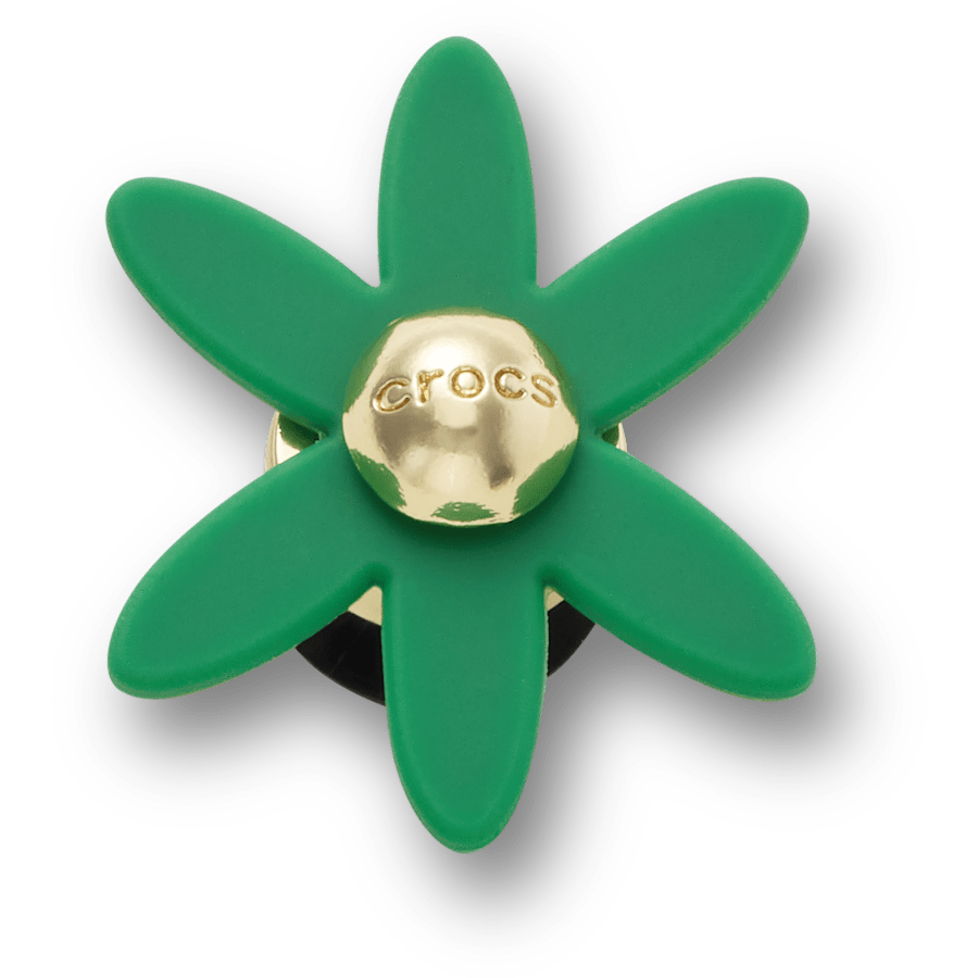 Crocs - Retro Green Spinner Flower Jibbitz™ charms Women|Men