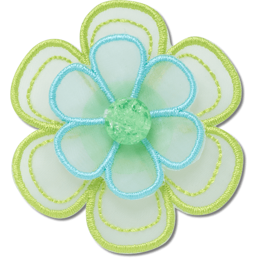 Crocs - Green Mesh Flower Jibbitz™ charms Women|Men