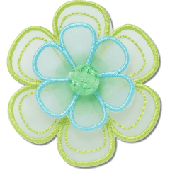 Crocs - Green Mesh Flower Jibbitz™ charms Women|Men