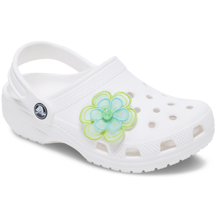 Crocs - Green Mesh Flower Jibbitz™ charms Women|Men