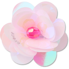 Crocs - Sequin Pink Flower Jibbitz™ charms Women|Men
