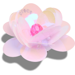 Crocs - Sequin Pink Flower Jibbitz™ charms Women|Men