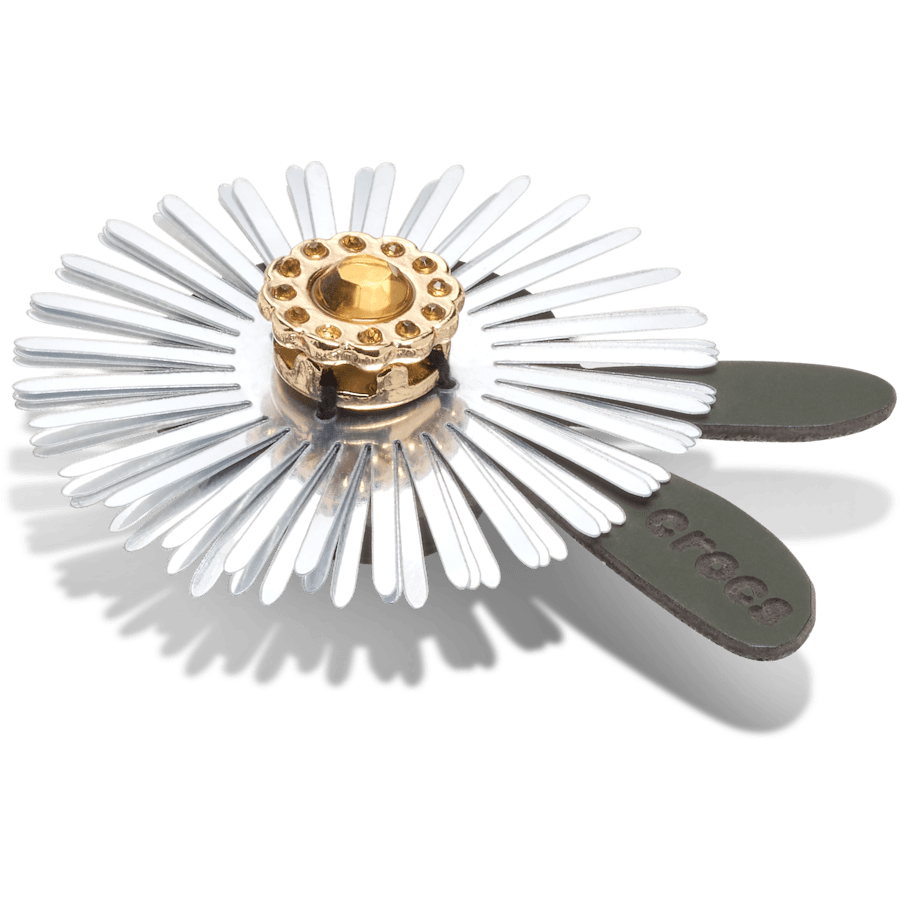 Crocs - Silver Sequin Flower Jibbitz™ charms Women|Men
