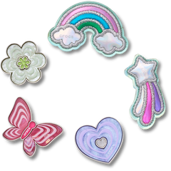 Crocs - Funky Girly Icons 5 Pack Jibbitz™ charms Women|Men|Jibbitz™ Charms