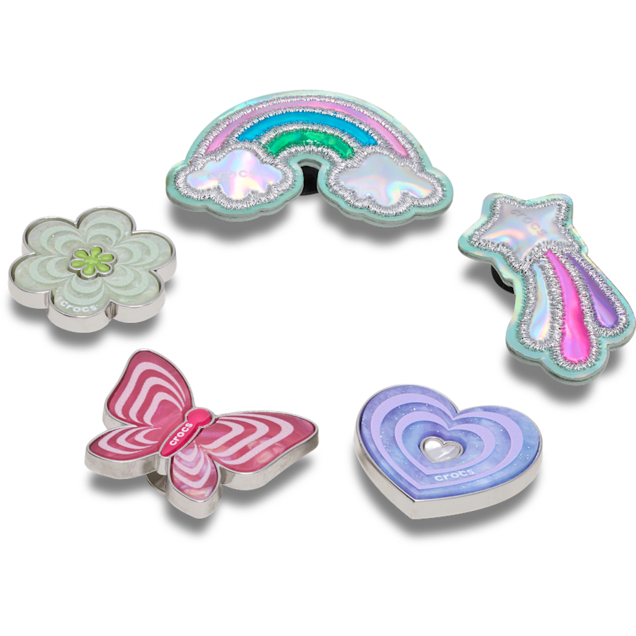 Crocs - Funky Girly Icons 5 Pack Jibbitz™ charms Women|Men|Jibbitz™ Charms