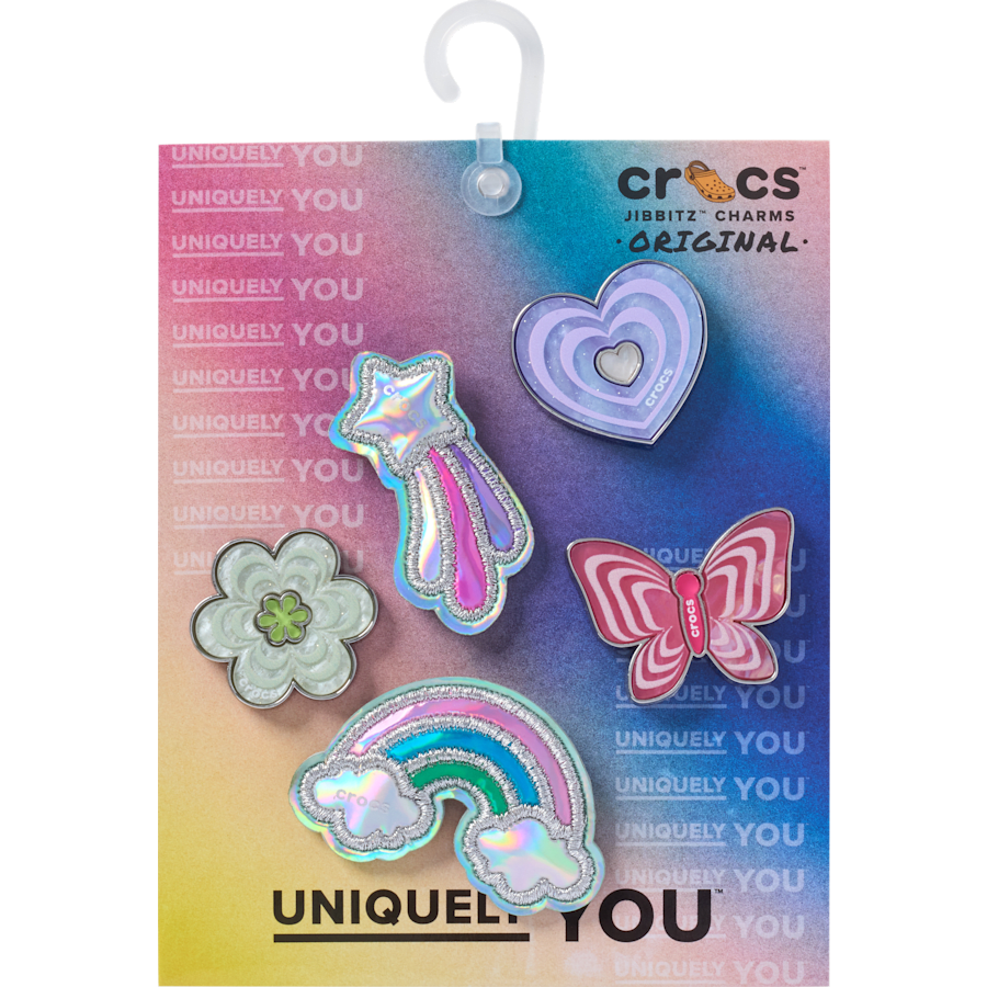 Crocs - Funky Girly Icons 5 Pack Jibbitz™ charms Women|Men|Jibbitz™ Charms