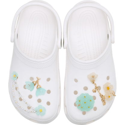 Crocs - Blue Dainty Floral 5 Pack Jibbitz™ charms Women|Men|Jibbitz™ Charms