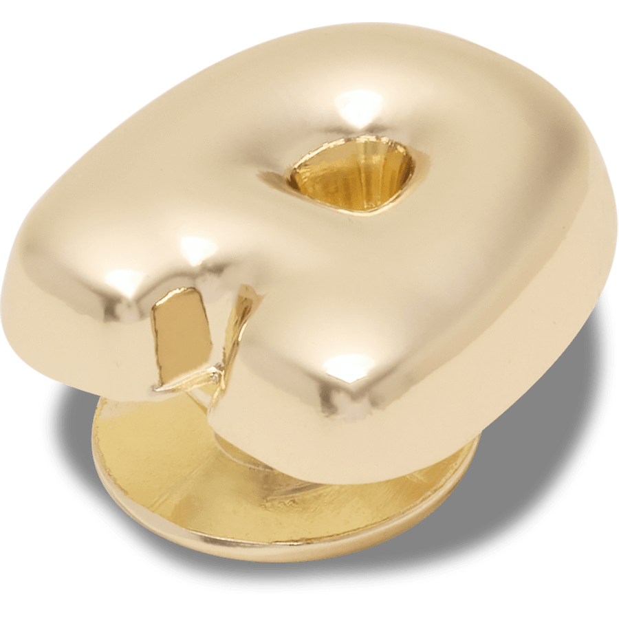 Crocs - Gold Bubble Letter A Jibbitz™ charms Women|Men|Jibbitz™ Charms