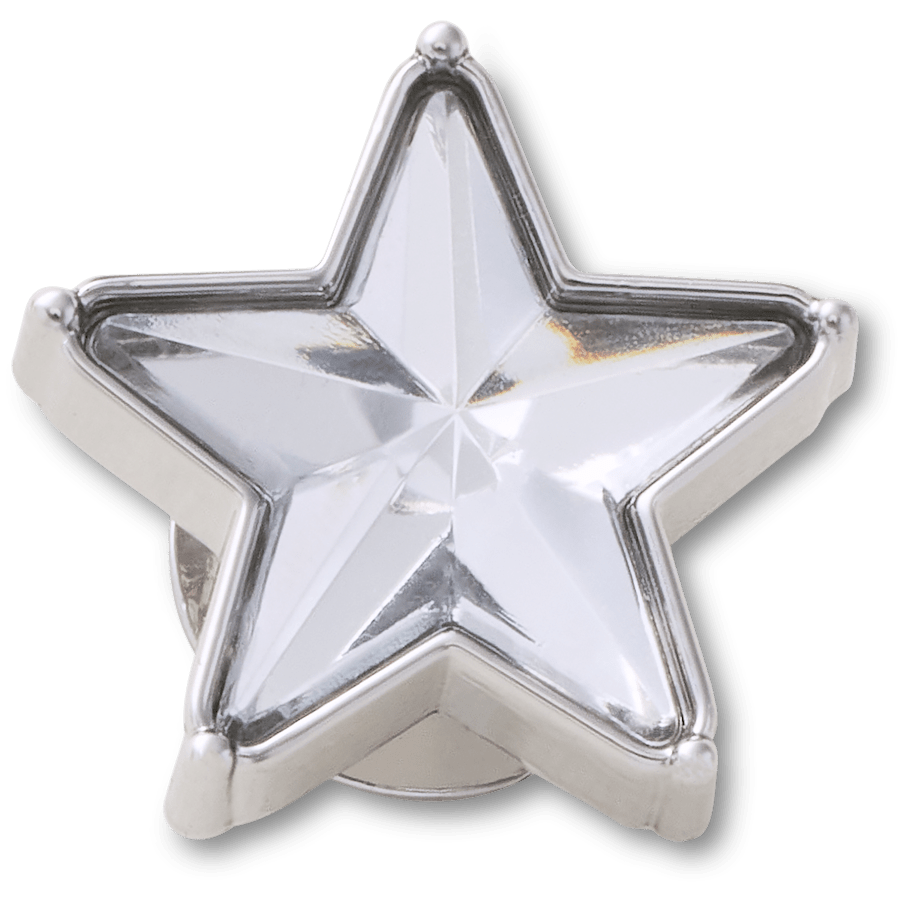 Crocs - Silver Gem Sparkle Star Jibbitz™ charms Women|Men