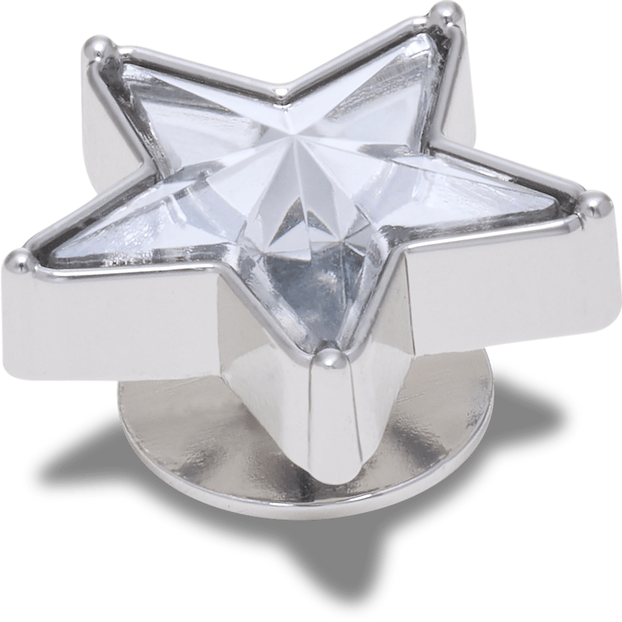 Crocs - Silver Gem Sparkle Star Jibbitz™ charms Women|Men