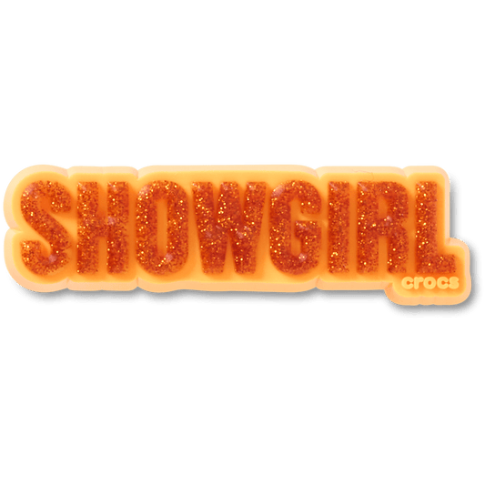 Crocs - Orange Glitter Sign Jibbitz™ charms Women|Men|Jibbitz™ Charms