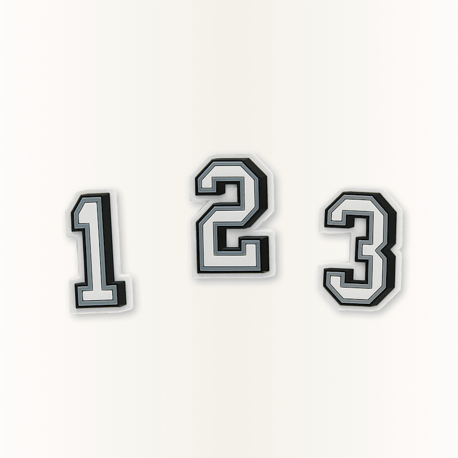 Crocs - Number 0-9 Jibbitz Shoe Charm Women|Men|Jibbitz™ Charms