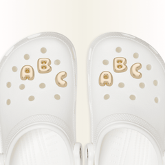 Crocs - Gold Bubble Letter A-Z Jibbitz™ charms Women|Men|Jibbitz™ Charms