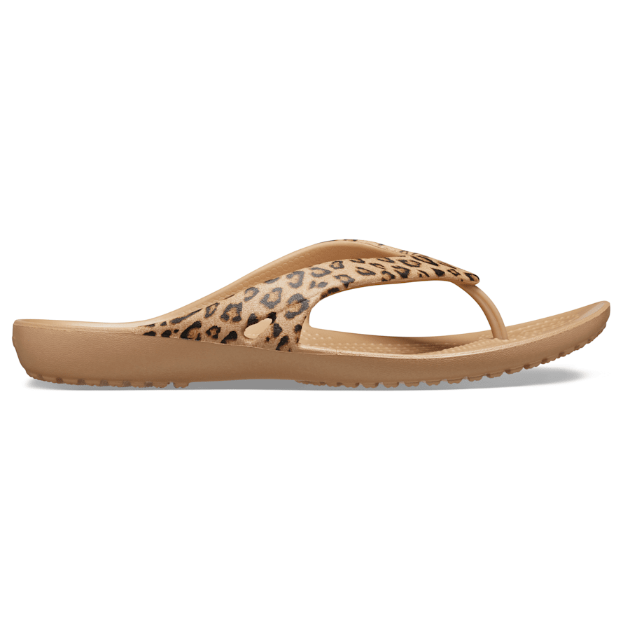Crocs - Women's Kadee II Leopard Flip Women