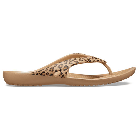 Crocs - Women's Kadee II Leopard Flip Women