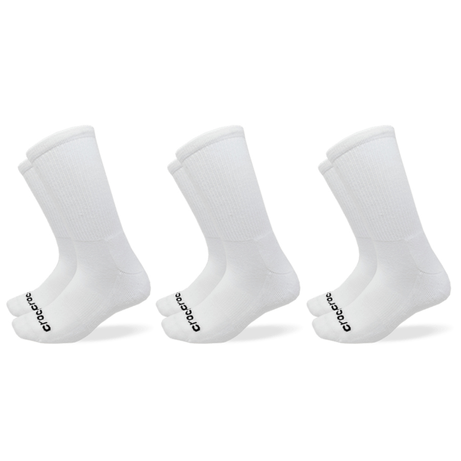Crocs - CrocsSocks Crew Texture Logo 3PK Women|Kids