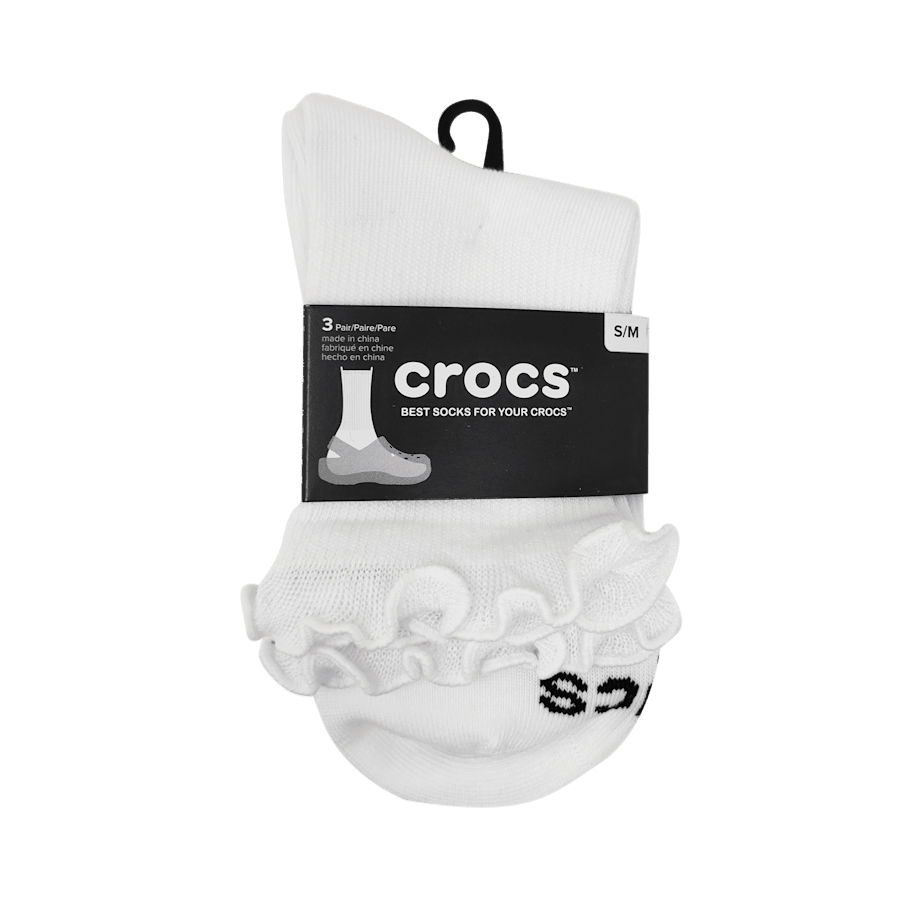 Crocs - CrocsSocks Ruffle Ankle 3 PK Women|Kids