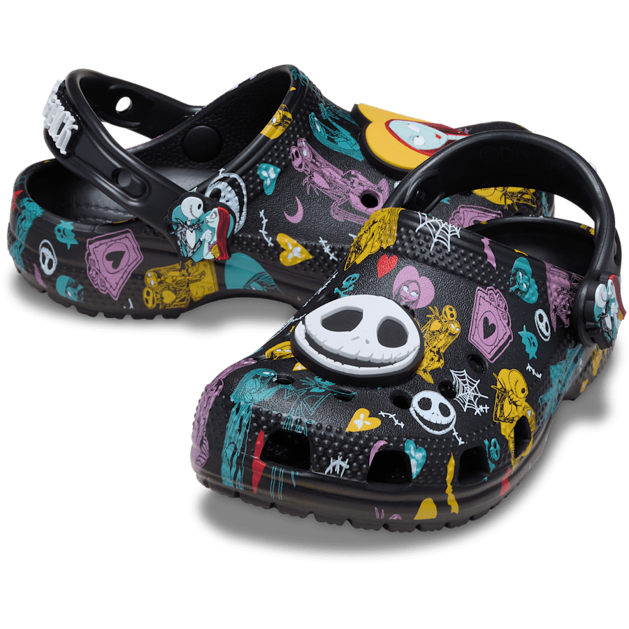 Crocs - Toddlers’ Disney Tim Burton's The Nightmare Before Christmas Jack and Sally Classic Clog Kids