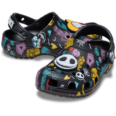 Crocs - Toddlers’ Disney Tim Burton's The Nightmare Before Christmas Jack and Sally Classic Clog Kids