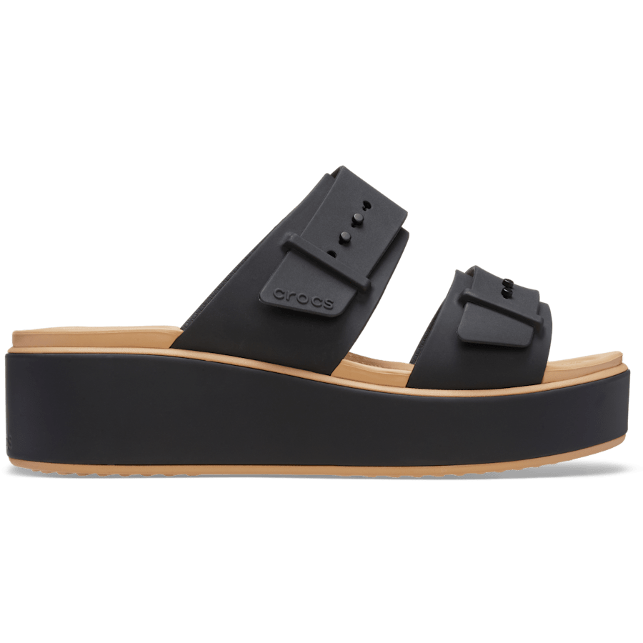 Crocs - Brooklyn Buckle Matte Wrap Low Wedge Women