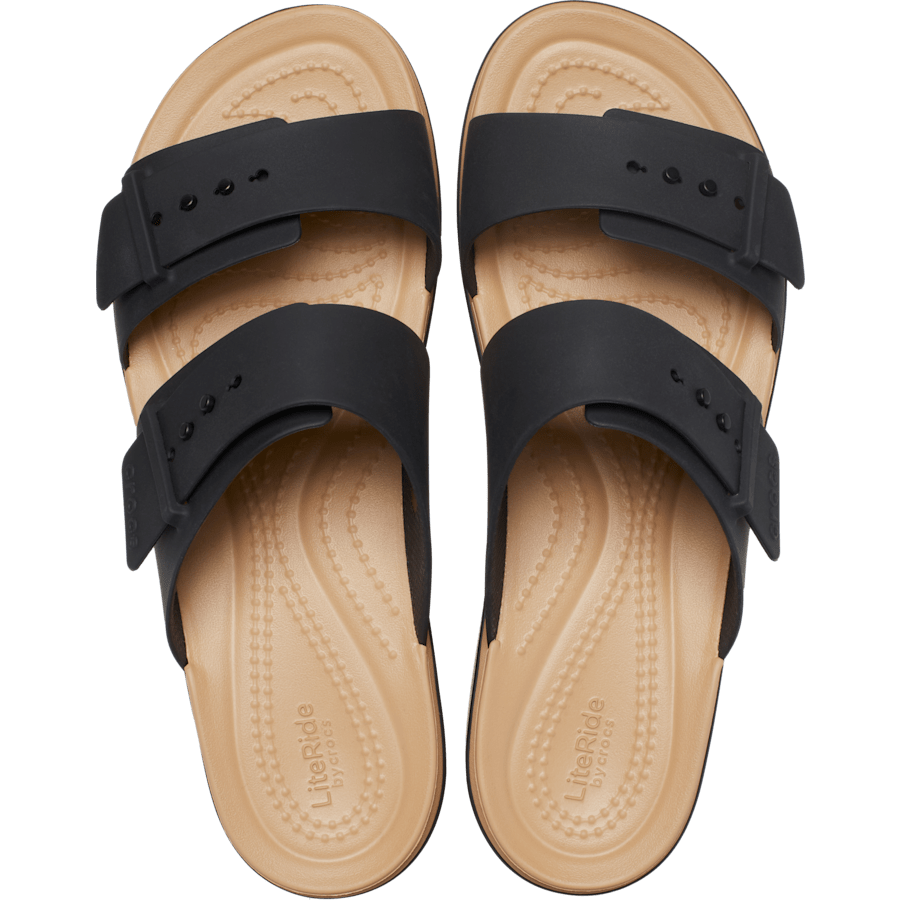 Crocs - Brooklyn Buckle Matte Wrap Low Wedge Women