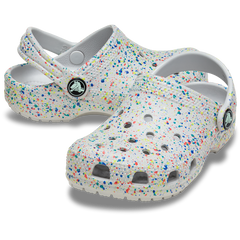 Crocs - Kids' Classic Glow Paint Splatter Clog Kids