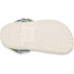 Crocs - Toddler Classic Denim Flower Adjustable Backstrap Clog Kids