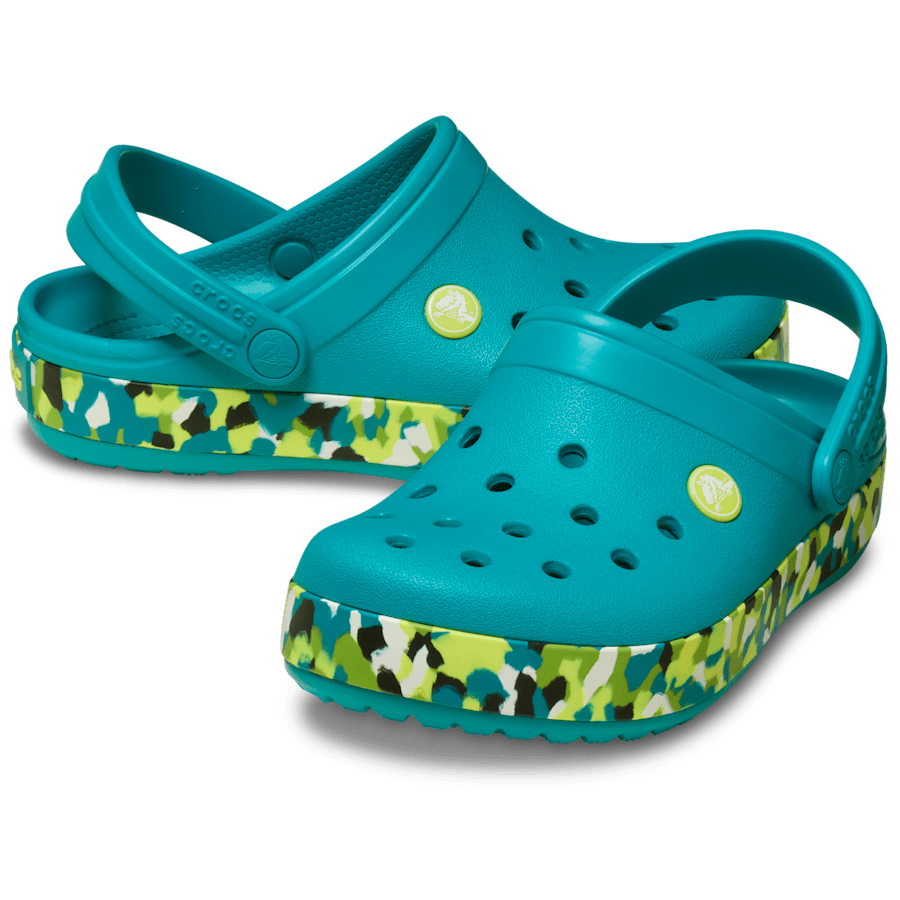 Crocs - Kids' Crocband Glow Confetti Band Clog Kids
