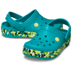 Crocs - Kids' Crocband Glow Confetti Band Clog Kids
