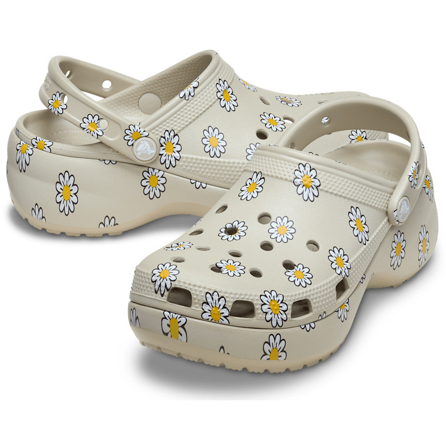 Crocs - Classic Platform Floral Clog Women
