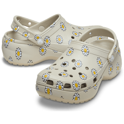 Crocs - Classic Platform Floral Clog Women