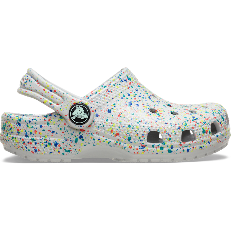 Crocs - Toddler Classic Glow Paint Splatter Clog Kids