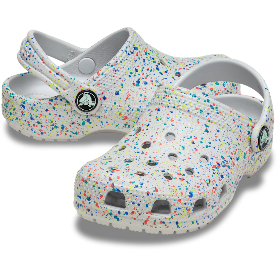Crocs - Toddler Classic Glow Paint Splatter Clog Kids