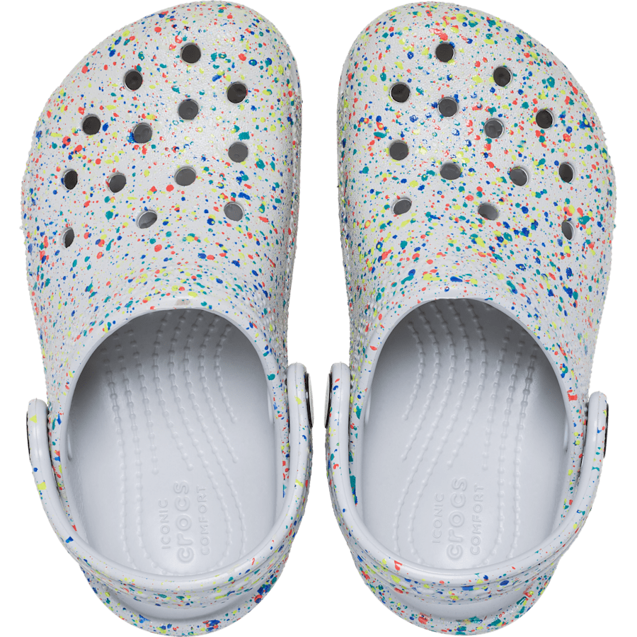 Crocs - Toddler Classic Glow Paint Splatter Clog Kids