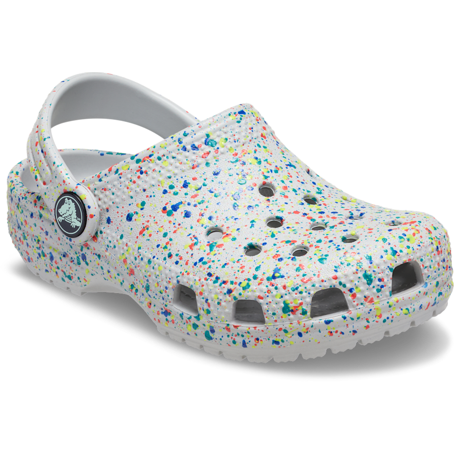 Crocs - Toddler Classic Glow Paint Splatter Clog Kids