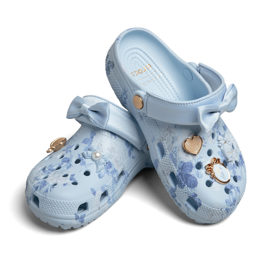 Crocs - LoveShackFancy Blue Classic Clog Women