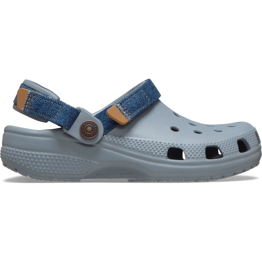 Crocs - Kids' Classic Denim Adjustable Backstrap Clog Kids