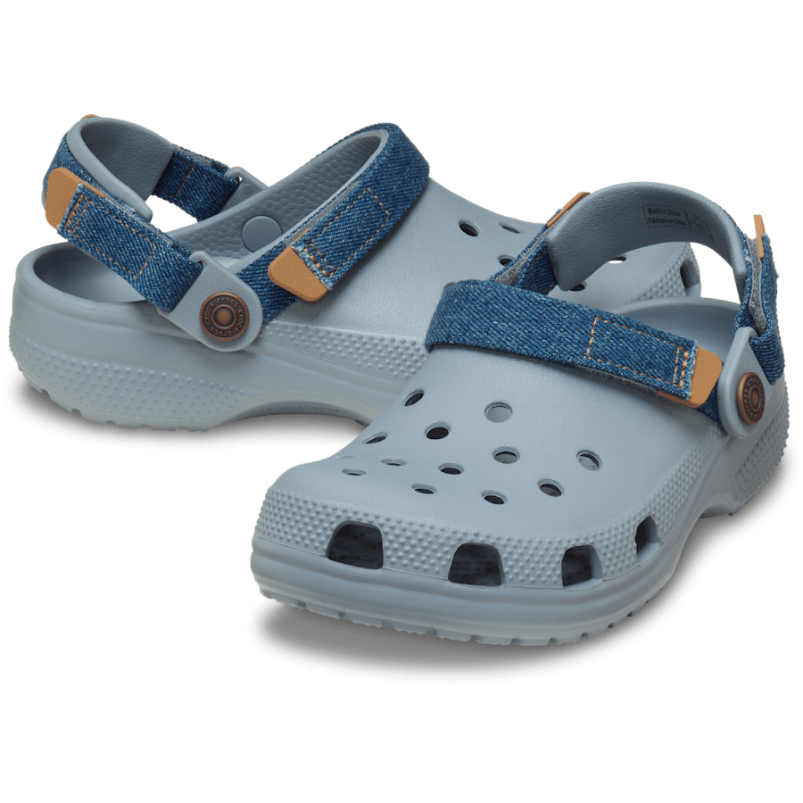 Crocs - Kids' Classic Denim Adjustable Backstrap Clog Kids