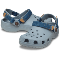 Crocs - Kids' Classic Denim Adjustable Backstrap Clog Kids